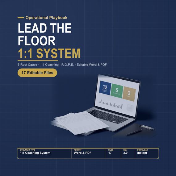 1:1 Coaching and Performance Meeting System