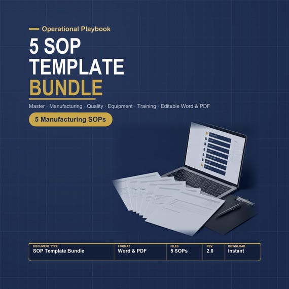 SOP Template Bundle